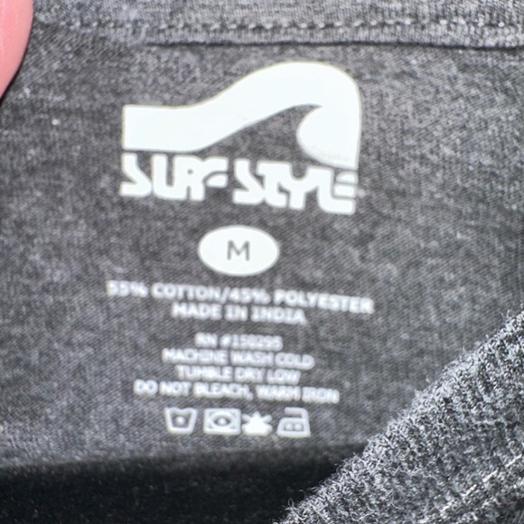 Gray Graphic Men's Shirt - Picture 3 of 5